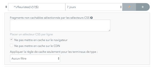 Mise en cache page statique CDN Fasterize