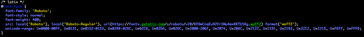 Font Chrome web performance JS Third Parties