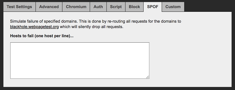 SPOF Webpagetest Webperf