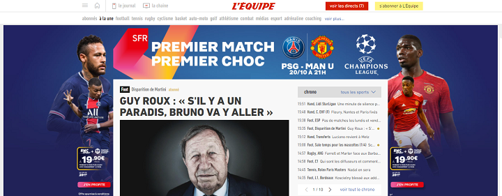 L'Equipe.fr - Homepage