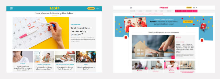 Parents - SantéMag - homepage - Performance web