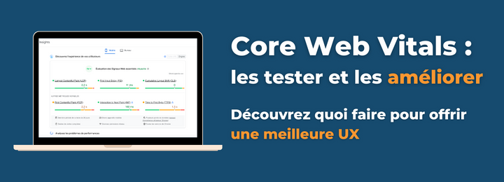 Core Web Vitals - outils pour les améliorer 