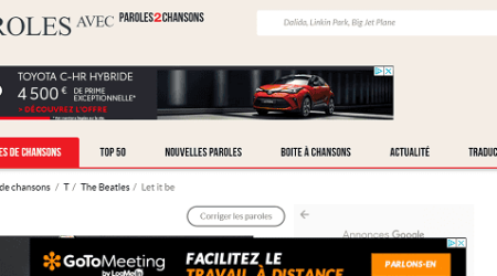 Paroles2Chanson