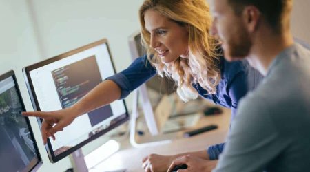 Programmers,Cooperating,At,It,Company,Developing,Apps